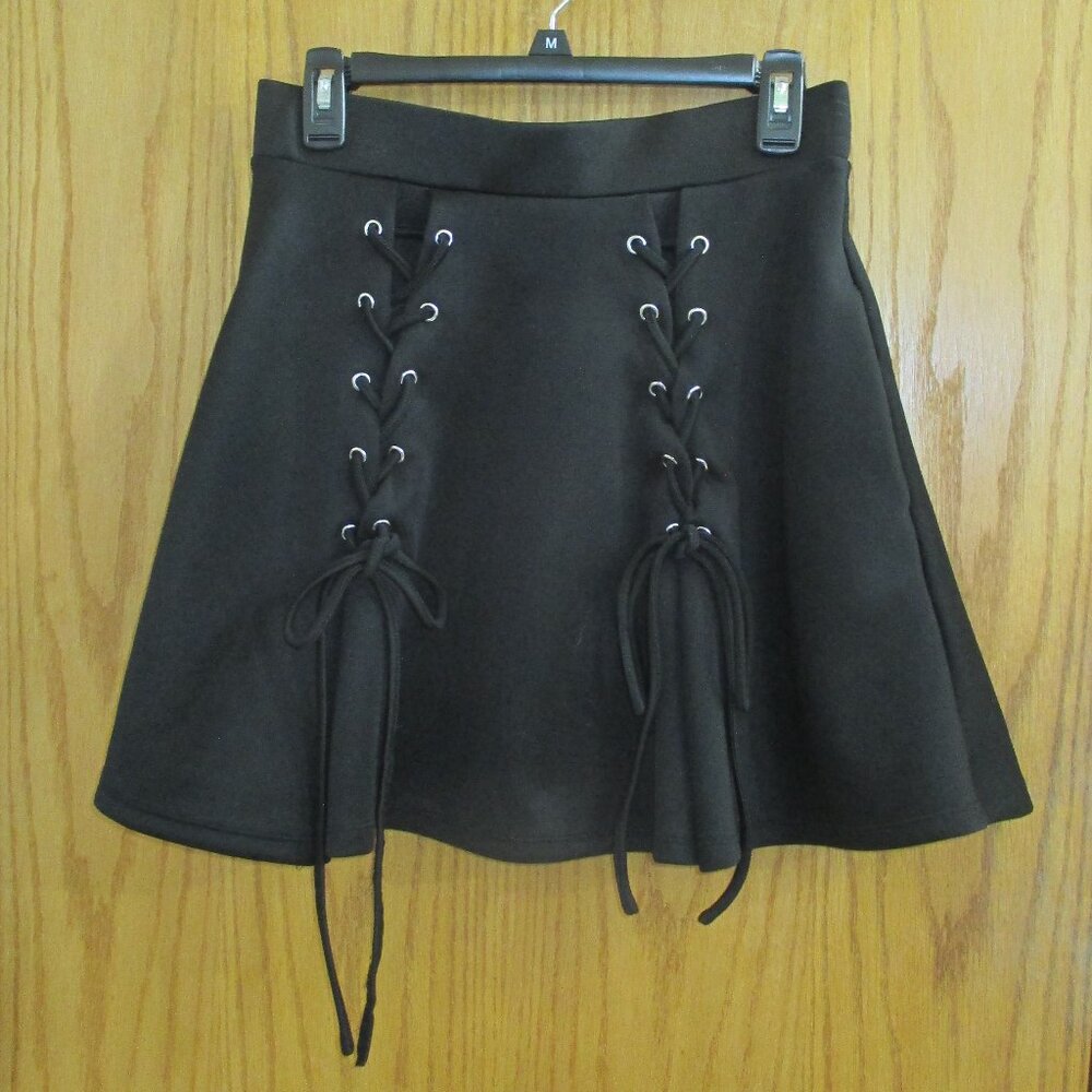 Hot Topic Skirt with Lace Grommets Goth Punk size Medium